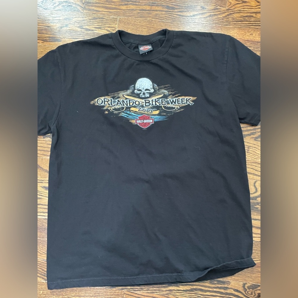 Harley Davidson T-shirt 2010 Daytona Bike Week Orlando, Florida